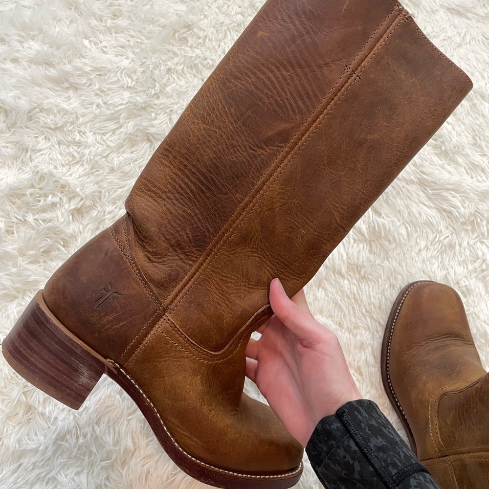 Brown Frye campus boots - Picture 10 of 13